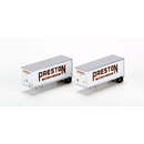 Athearn / 10827 N Scale Preston 28' Trailer with Dolly (Pack of 2) / N Scale