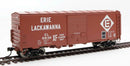 40' ACF Modernized Welded Boxcar w/8' Youngstown Door - Ready to Run - Erie-Lackawanna