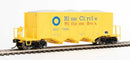40' Ortner 100-Ton Open Aggregate Hopper Blue Circle Cement WBCX