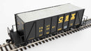 40' Ortner 100-Ton Open Aggregate Hopper - Ready to Run - CSX