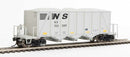 40' Ortner 100-Ton Open Aggregate Hopper - Ready to Run - Norfolk Southern