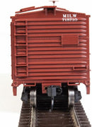 40' Single-Sheathed Composite ARA Boxcar with Murphy Ends - Ready To Run -- Milwaukee Road