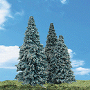 Woodland Scenics / Woodland Classic Trees(R) Ready Made - Blue Needle