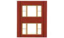 DPM 2-Story 20th Century Window / HO Scale