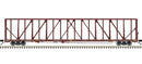 73' Center-Partition (Centerbeam) Flatcar - Ready to Run - Union Pacific
