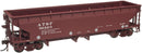 70-Ton Hart Ballast Car - Ready to Run - Master(R) -- Santa Fe