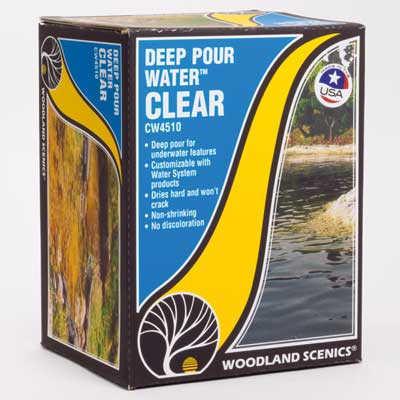 Woodland Scenics / Deep Pour Water(TM) - Water System - 12oz 355mL