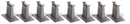 Bachmann / Tall Pier Set - E-Z Track(R) 8-Piece / HO Scale