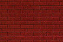 Chooch / Flexible Dark Red Brick Pavers Sheet pkg(2), Large for HO, S & O Scales 3-3/4 x 12" 9.5 x 30.5cm