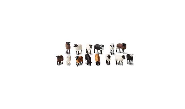 Woodland Scenics / Flock of Sheep - Scenic Accents(R) / HO Scale