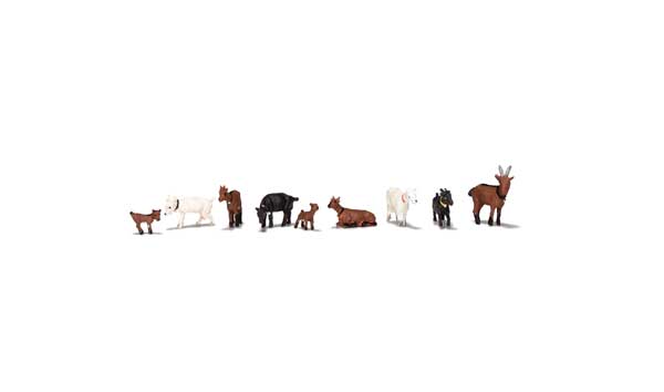 Woodland Scenics / Goats - Scenic Accents(R) / HO Scale