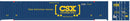 Atlas / Jindo 53' 6-53-6 Roof Corrugated Container 3-Pack - Assembled - Master(R) / HO Scale