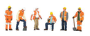 Bachmann / Maintenance Workers (6)pcs / O Scale