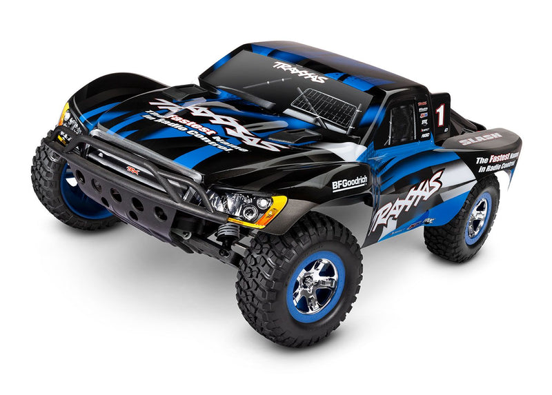 Traxxas / Slash: 1/10 Scale 2WD Short Course Truck w/USB-C  (Blue)