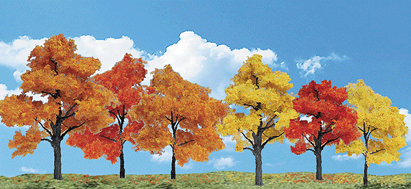 Woodland Scenics / Woodland Classic Trees(R) Ready Made - Harvest Blaze