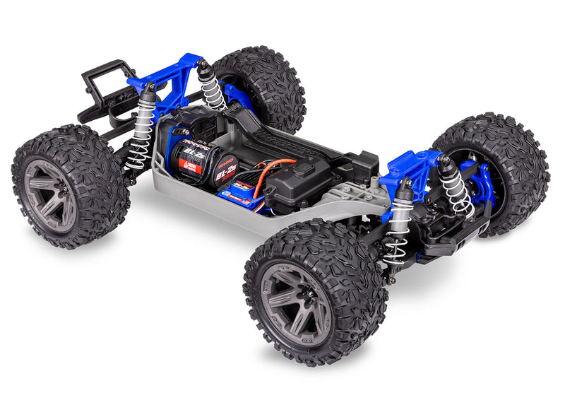 Traxxas / Rustler 4X4 Brushless: 1/10 Scale 4WD Stadium Truck (Blue)