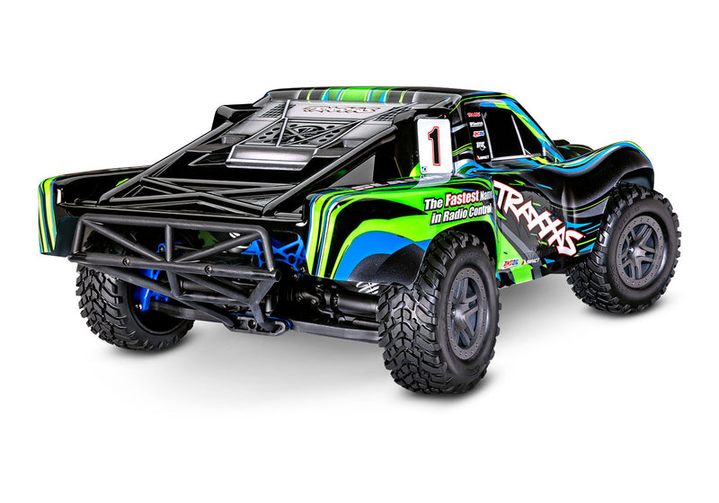 Traxxas / Slash 4X4 Brushless: 1/10 Scale 4WD Short Course Truck Model (Green)
