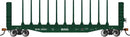 52' Centerbeam Bulkhead Flatcar - Ready to Run - BC Rail