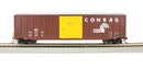 ACF 50'6" Outside-Braced Boxcar - Flashing Rear End Device - Ready to Run - Conrail
