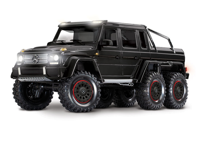 Skip to the beginning of the images gallery TRX-6 Mercedes-Benz G 63 AMG 6X6 Clipless BLACK