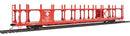 Walthers / 89' Flatcar w/Bi-Level Open Auto Rack - Ready to Run - Atchison, Topeka & Santa Fe