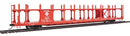 Walthers / 89' Flatcar w/Bi-Level Open Auto Rack - Ready to Run - Atchison, Topeka & Santa Fe