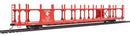 Walthers / 89' Flatcar w/Bi-Level Open Auto Rack - Ready to Run - Atchison, Topeka & Santa Fe