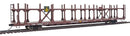 Walthers / 89' Flatcar w/Bi-Level Open Auto Rack - Ready to Run - Baltimore & Ohio Rack, Trailer Train Flatcar TTBX