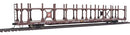 Walthers / 89' Flatcar w/Bi-Level Open Auto Rack - Ready to Run - Pennsylvania Rack, Trailer Train Flatcar TTBX