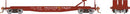 Rapido / Class F30D 50' TOFC Flatcar - Ready to Run -