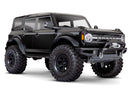 Traxxas / TRX-4 1/10 Trail Crawler Truck w/2021 Ford Bronco Body (Black) w/TQi 2.4GHz Radio