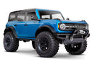 Traxxas / TRX-4 1/10 Trail Crawler Truck w/2021 Ford Bronco Body (Blue) w/TQi 2.4GHz Radio