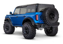 Traxxas / TRX-4 1/10 Trail Crawler Truck w/2021 Ford Bronco Body (Blue) w/TQi 2.4GHz Radio