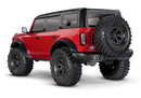 Traxxas / TRX-4 1/10 Trail Crawler Truck w/2021 Ford Bronco Body (Red) w/TQi 2.4GHz Radio