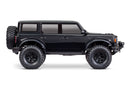 Traxxas / TRX-4 1/10 Trail Crawler Truck w/2021 Ford Bronco Body (Black) w/TQi 2.4GHz Radio