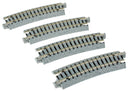 KATO / 315mm 12-3/8" Radius Curve 15-Degree (4) / N Scale