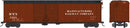 Bowser / Class X32 Double-Door Boxcar - Ready to Run - Executive Line -- Manufacturers Railway M.R.S.