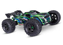 Sledge® 1/8 scale 4WD brushless monster truck with belted tires. Traxxas GREEN