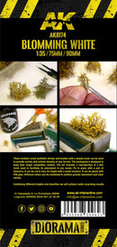 AK Interactive / BLOMMING WHITE SHRUBBERIES 1:35 / 75MM / 90MM