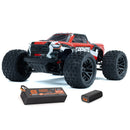 Arrma - 1/18 GRANITE GROM MEGA 380 Brushed 4X4 Monster Truck RTR with Battery & Charger, (Red)
