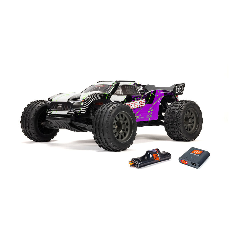 1/10 VORTEKS MEGA 550 Brushed 2WD Stadium Truck RTR with Battery & Charger, Purple