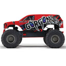 Arrma - 1/10 GORGON 4X2 MEGA 550 Brushed Monster Truck RTR with Battery & Charger, (Red)