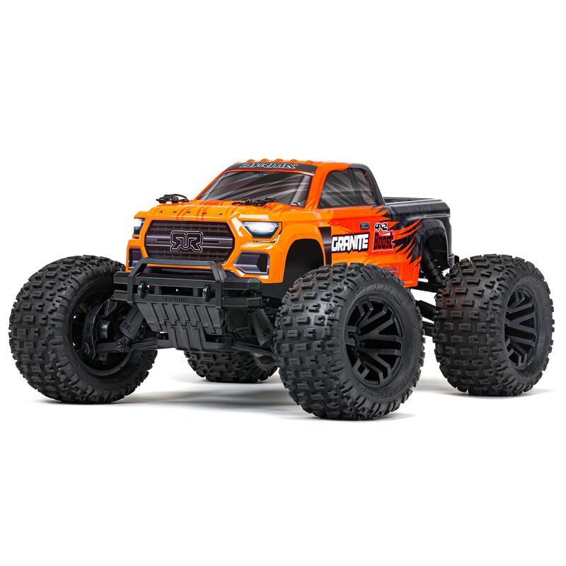 1/10 GRANITE 4X2 BOOST MEGA 550 Brushed Monster Truck RTR, Orange