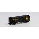 Athearn / N 40' 3-Bay Ribbed Hopper with Load, B&O