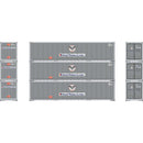 Athearn / 40' Smooth Side Containers, USLU
