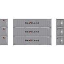 Athearn / 40' Smooth Side Containers, SEAU