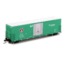 HO 50' PC&F Rivet Side Box w/10'6" Door, GN
