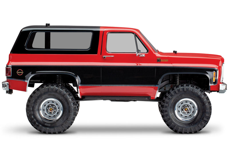Traxxas / TRX-4® Scale and Trail™ Crawler with 1979 Chevrolet Blazer Body:  4WD Electric Truck with TQi Traxxas Link™ Enabled 2.4GHz Radio System (red)