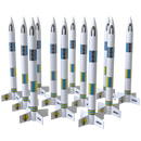 Estes / Generic Bulk Pack E2X Easy-to-Assemble (12)