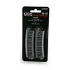 KATO / 315mm 12-3/8" Radius Curve 15-Degree (4) / N Scale